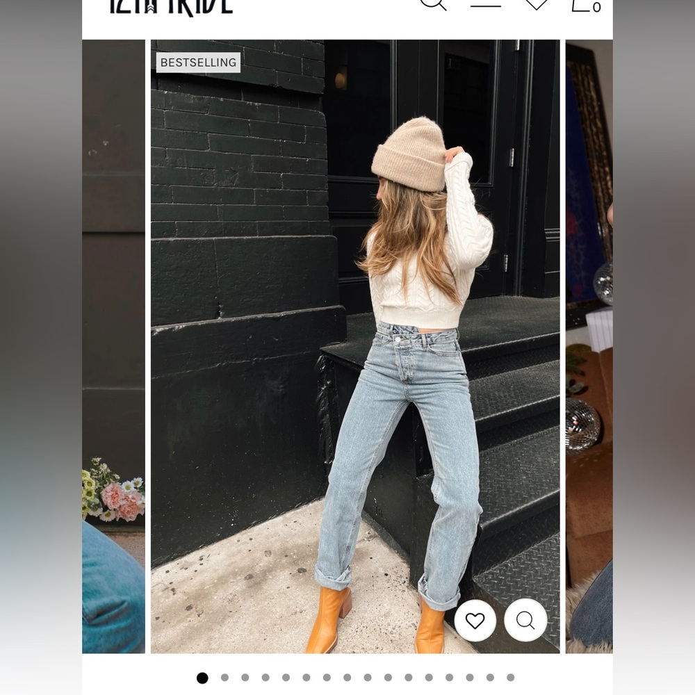 Dylan light Asymmetrical Jeans